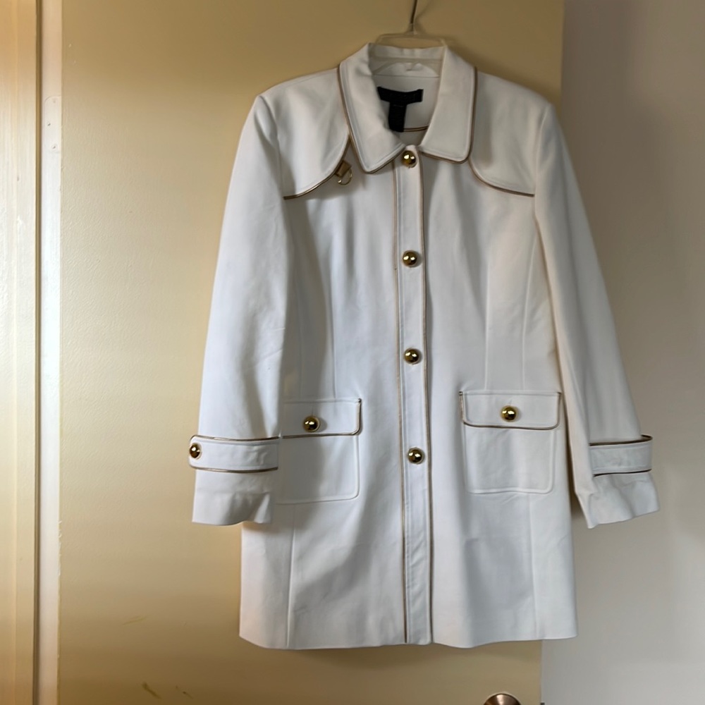 Brand new cream and gold lightweight jacket